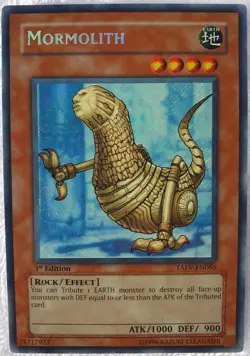 Yugioh 1x Mormolith TAEV-EN085 Secret Rare 1st Edition Near Mint - Image 1
