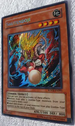 Yugioh 1x Shutendoji SOVR-EN095 Secret Rare Unlimited Edition Near Mint - Image 4