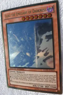 Yugioh 1x Gorz the Emissary of Darkness GLD5-EN024 Ghost/Gold Hybrid Rare - Image 2