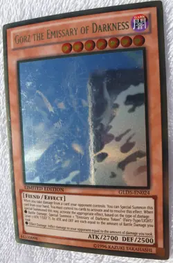 Yugioh 1x Gorz the Emissary of Darkness GLD5-EN024 Ghost/Gold Hybrid Rare - Image 5