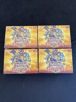 /Factory Sealed YuGiOh! Retro Pack 4 Mini Booster Pack Boxes Factory Sealed - Image 1