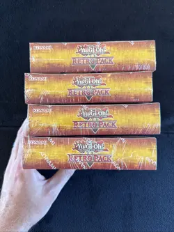 /Factory Sealed YuGiOh! Retro Pack 4 Mini Booster Pack Boxes Factory Sealed - Image 2