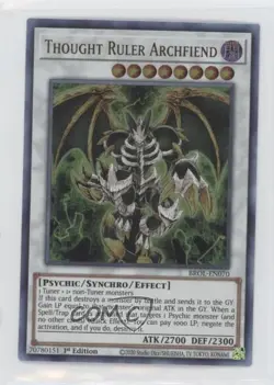 Thought Ruler Archfiend 1st Ed. YuGiOh Brothers of Legend #BROL-EN070 - Image 1