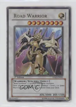 Road Warrior 1st Ed. YuGiOh 5D's 2 Starter Deck #5DS2-EN041 2009 READ - Image 1