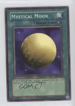 Mystical Moon YuGiOh Legend of Blue Eyes White Dragon #LOB-094 2002 - Image 1