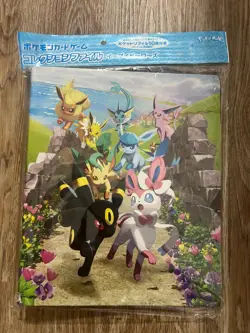 Pokemon Center Eeveelutions Eevee Heroes Card Collection File Binder NEW SEALED - Image 1