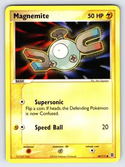 Magnemite 68/112 2004 EX FireRed & LeafGreen Pokemon Card TCG Nintendo - VLP - Image 1
