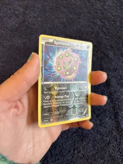 Spiritomb 62/114 2016 XY Steam Siege Pokemon Card Reverse Holo Rare - Nm - Image 3