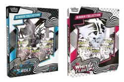 Pokemon Black Bolt and White Flare Binder Collection Bundle Set of 2 *IN HAND* - Image 1