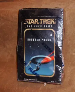 1996 Fleer Star Trek The Card Game 36-Pack Booster Box Factory Sealed CCG - Image 1