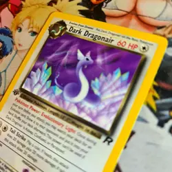 1 Edition Pokemon Card Dark Dragonair 🇬🇧 ◇ Nm Team Rocket Pokemon 2000 Wotc Og - Image 2