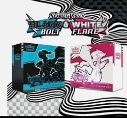 Pokemon TCG Black Bolt White Flare Elite Trainer Box Pokemon Center IN HAND - Image 1
