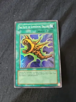 The Flute of Summoning Dragon - SDK-042 - Super Rare NM YuGiOh! LP Single Card - Image 1