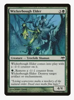 Wickerbough Elder #80 Eventide Magic Card With Protective Sleeve - Image 1