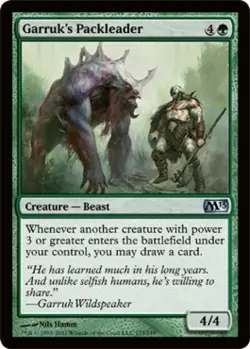 Garruk's Packleader - Medium Play MTG Magic 2013 Core Set - Image 1