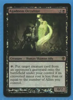 MTG: Worldwake: Agadeem Occultist: FOIL - Image 1