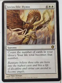 Invincible Hymn - Shards of Alara- Magic the Gathering MTG Nice! - Image 1