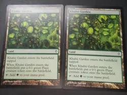 Khalni Garden x2 MTG Worldwake Green Common Land LP - Image 1