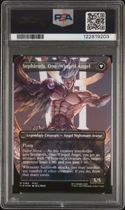 MTG Final Fantasy Sephiroth, Fabled SOLDIER (Borderless Foil) PSA 10 GEM MINT! - Image 2