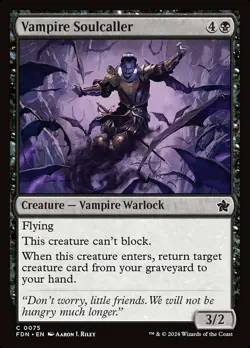 1x Vampire Soulcaller - Foil MTG Foundations NM Magic Foil - Image 1