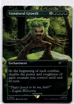 MTG Unnatural Growth (Rainbow Foil) NM Secret Lair Drop Series R Magic 865 - Image 1