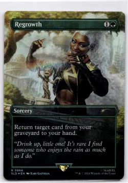 MTG Regrowth (Rainbow Foil) NM Secret Lair Drop Series R Magic 866 - Image 1