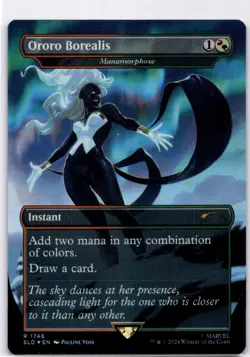 MTG Ororo Borealis - Manamorphose (Rainbow Foil) NM Secret Lair Drop Series - Image 1