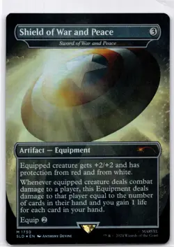 MTG Shield of War and Peace - Sword of War and Peace (Rainbow Foil) NM - Image 1