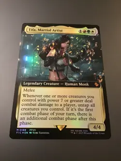 MTG x Final Fantasy FIC #0188 Tifa, Martial Artist Extended Art Foil - Image 1