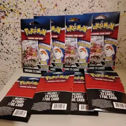 Pokemon TCG Pack with 1 Foil Card Guaranteed - New/Sealed - Lot of 7 - Image 2