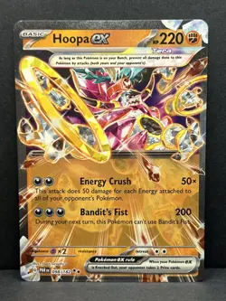 Pokemon TCG - Hoopa ex Tera 098/182 Double Rare Holofoil Paradox Rift - NM - Image 1