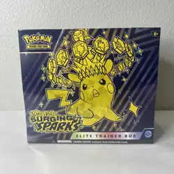 Pokemon Scarlet & Violet Surging Sparks Elite Trainer Box NEW SEALED TCG ETB - Image 1