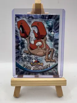 Krabby #98 Topps TV Animation Edition Blue Logo Non Holo Pokemon Card - LP - Image 1