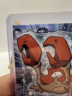 Krabby #98 Topps TV Animation Edition Blue Logo Non Holo Pokemon Card - LP - Image 5