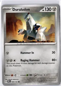 Duraludon 069/131 Prismatic Evolutions Regular Common Pokemon Card NM - Image 1