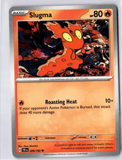 Slugma 028/262 Temporal Forces Regular Common Pokemon Card NM - Image 1