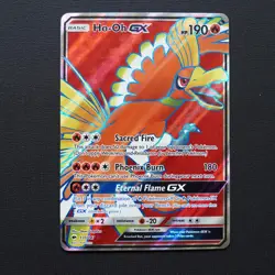 Ho-Oh GX 131/147 Full Art Burning Shadows Near Mint Pokemon Card - Image 1