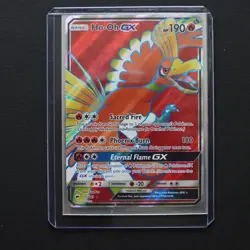 Ho-Oh GX 131/147 Full Art Burning Shadows Near Mint Pokemon Card - Image 2