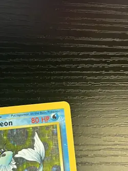 Pokemon TCG Vaporeon 12/64 Jungle Set Holo Rare Card Vintage WOTC 1999 MP - Image 4