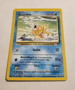 Pokemon TCG Magikarp Card #35/102 Base Set NM Near Mint German US Seller Vtg - Image 1