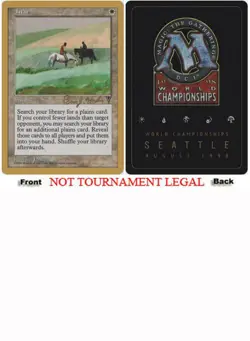 Tithe (Brian Hacker - 1998) World Championship PLD White Rare MTG CARD ABUGames - Image 1