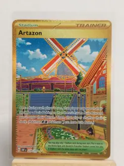Pokemon TCG Hyper Rare Artazon #229/197 (Gold Card) Obsidian Flames - Image 1