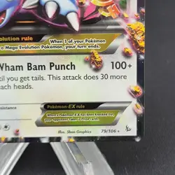 Pokemon Mega Kangaskhan EX - 79/106 Flashfire XY Ultra Rare Card LP - Image 3