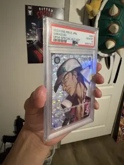 2023 One Piece JAP Sakazuki OP04 Special Alt Art Card PSA 10 Gem Mint - Image 3