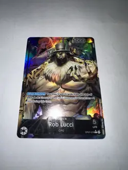 One Piece Card Game CCG Leader Rob Lucci OP07-079 500 Years In The Future - Image 2
