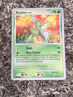 Scyther 46/100 2008 World Championships Tristan Robinson Pokemon Card LP - Image 1