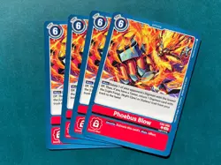 Phoebus Blow EX5-066 Playset Animal Colosseum Digimon Card Game x4 - Image 1