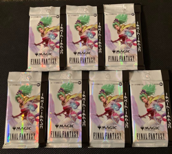 MTG Final Fantasy Collector Booster 7 Packs Sealed Japanese Magic The Gathering - Image 1