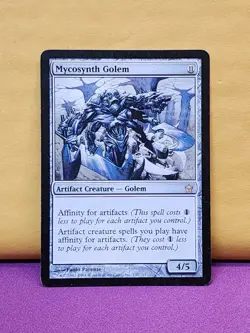 1x Mycosynth Golem, MP (see photos), 5DN, Magic: the Gathering, MtG - Image 1