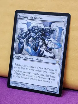 1x Mycosynth Golem, MP (see photos), 5DN, Magic: the Gathering, MtG - Image 2